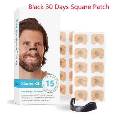 Black 30 Days Square Patch